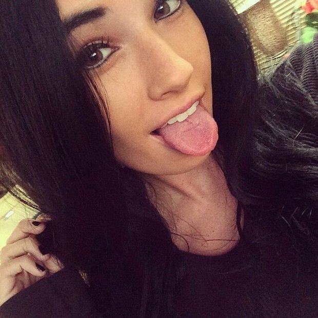 Cum in her mouth
