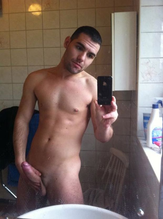 Amateur male selfie