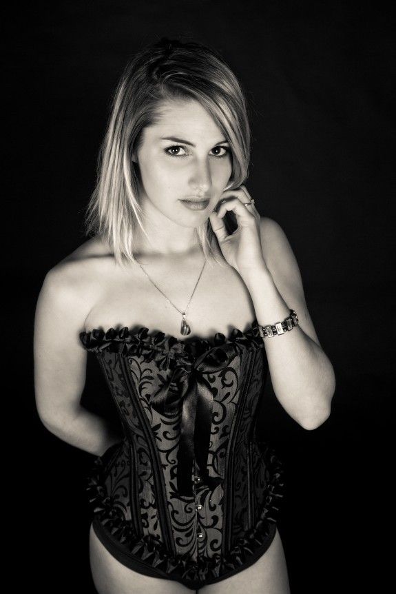 Hot amateur corset