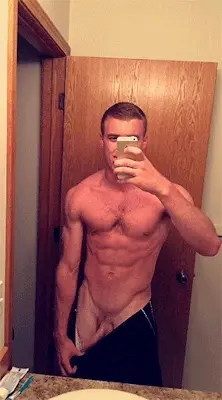 Hot stud selfie