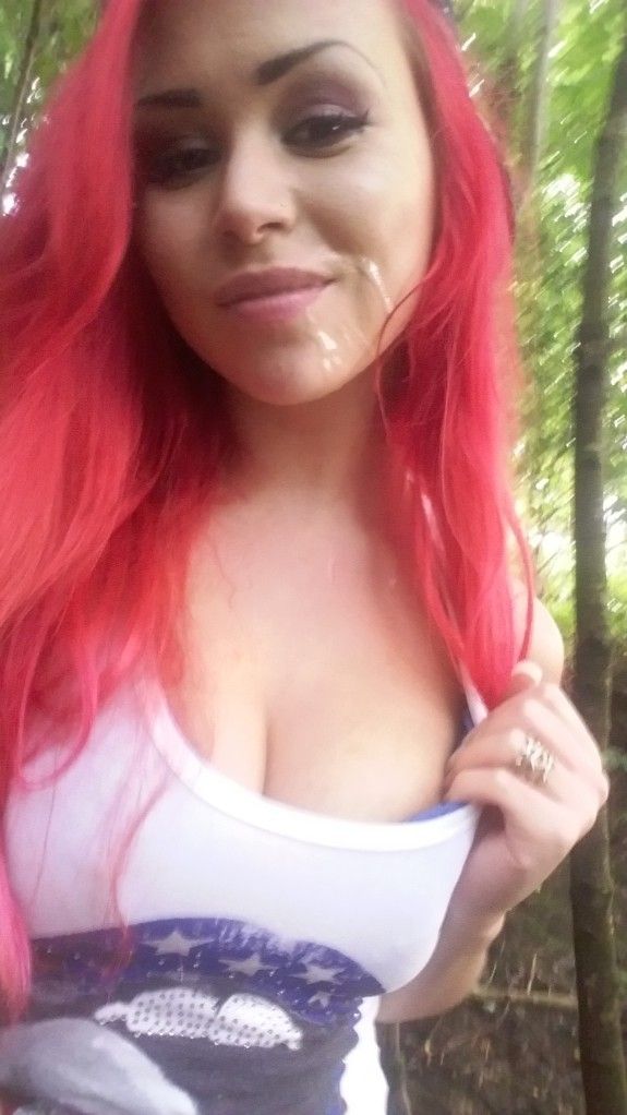 Cum on face