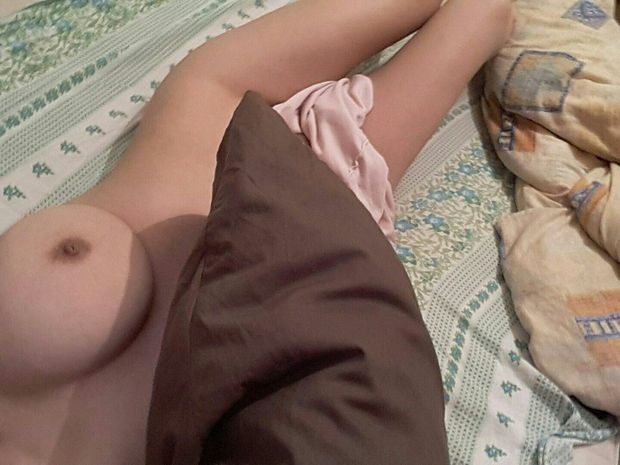 Selfie on the bed
