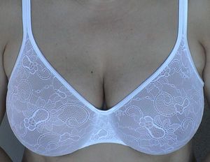 In my see through lingerie