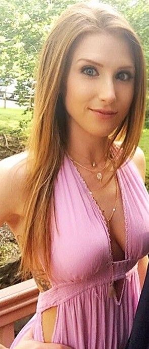 Big Tit Redhead Pink Dress