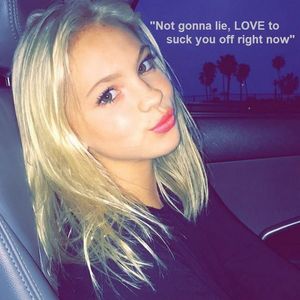 Just before she started to suck my cock