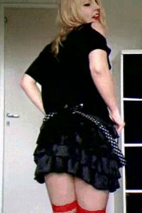 My GF Stripteasing Me (with permission)