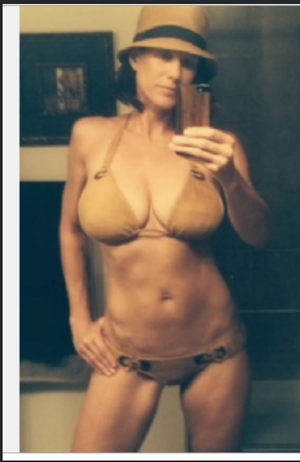 Sexy bikini cruise ship singer