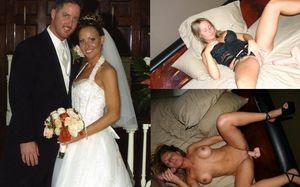 nice bride getting it on
