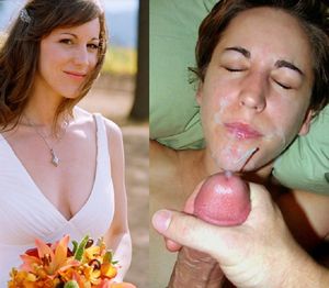 bride getting a facial