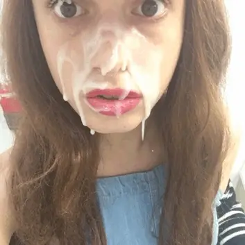 cum covered teen