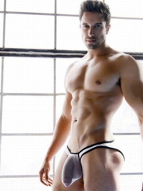 Nice see-thru bulge!