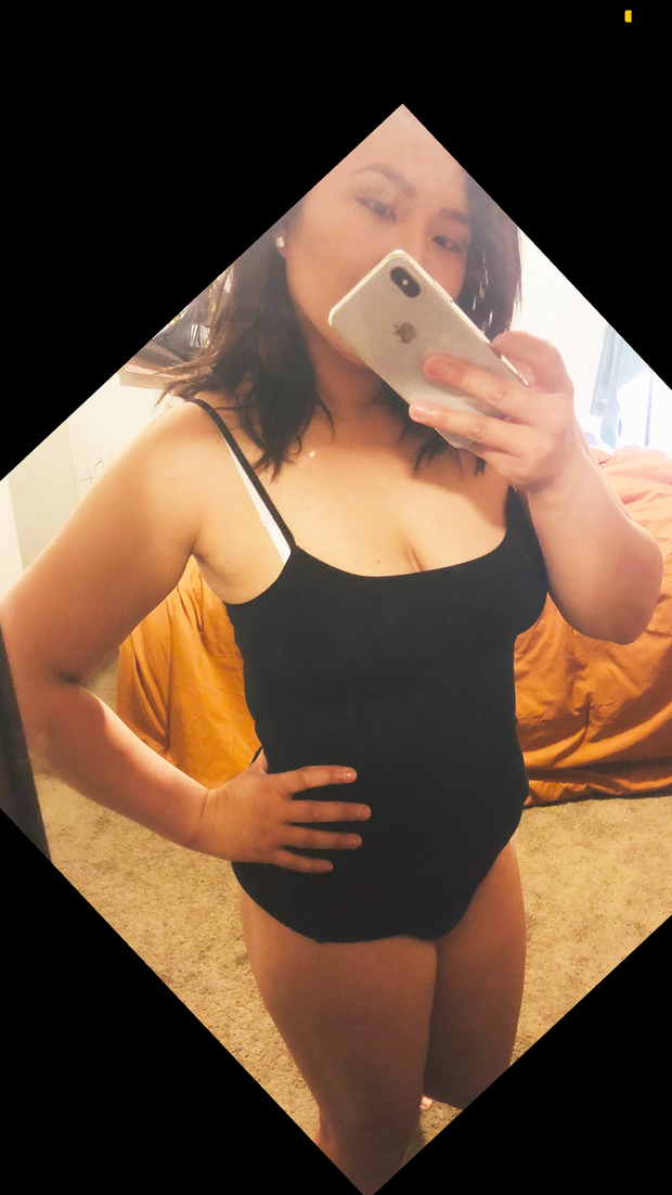 Sexy Asian in panties