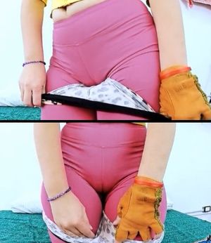Fionas juicy ass in pink leggings