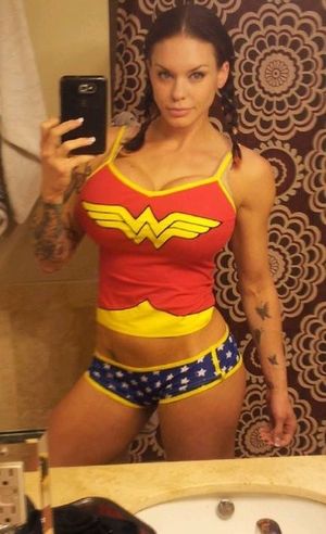 Wonder Woman with wonderful breasts