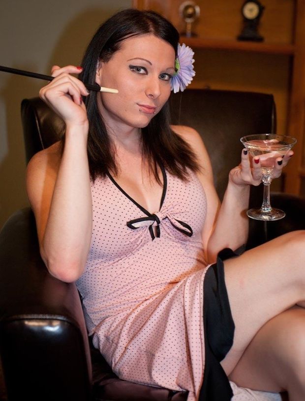 Fashionable elegant high-class woman of highclass status with her fancy wine & modest uptown in vogue posh rae dress - SGB