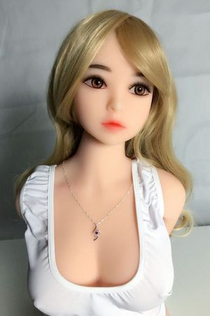 Free Shipping Long Blonde Hair Small Breast Heatable Sex Doll-Tori 100cm $2,099.00 $899.0