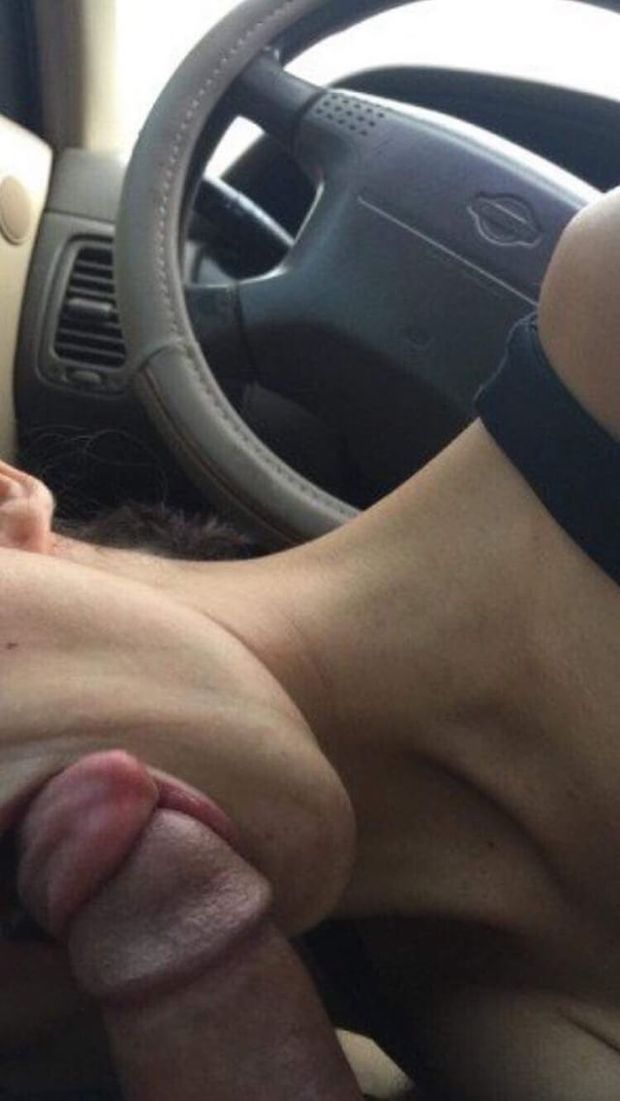 in the car