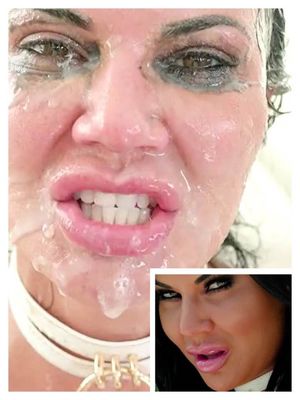 Face melting cumshot