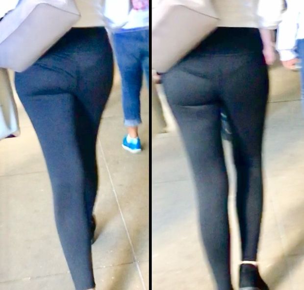 Visible thong line