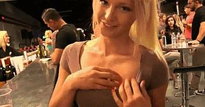 Staci carr is looking sexy as hell while getting her boobs ou