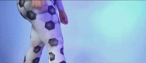 latina in soccer outfit