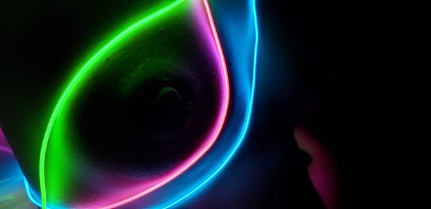 neon wrapped nipple