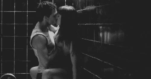 Fucking in the shower to end date night