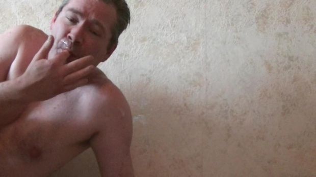 See me eat my own cum