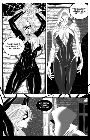 Gwenom and Black Cat