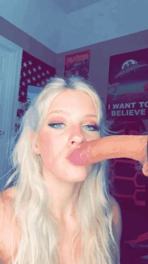 Blonde blowjob