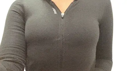 Surprised big tits reveal