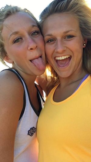 Selfie With Tongues Out