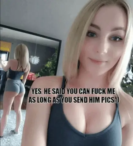 Hot blonde wife
