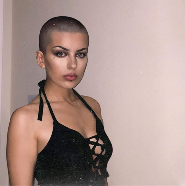 short hair woman