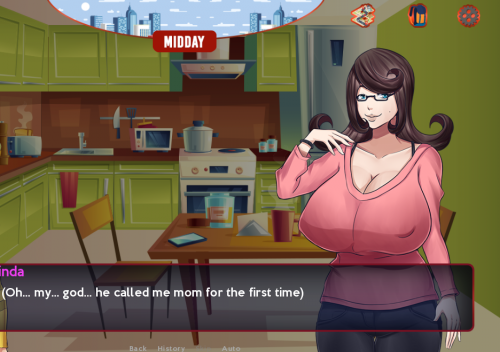 Free hentai porn game with slutty mother