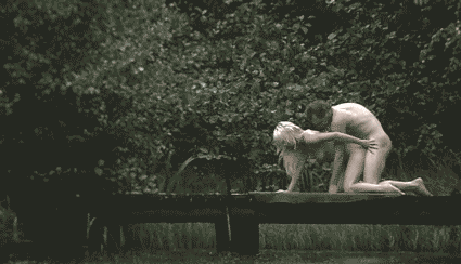 Fucking on the dock in the rain . . .