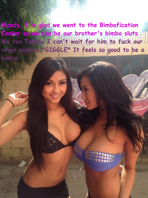 Bimbo sister caption
