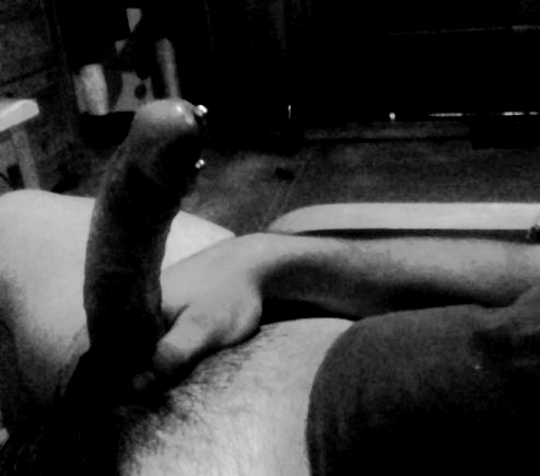 Secret pierced cock