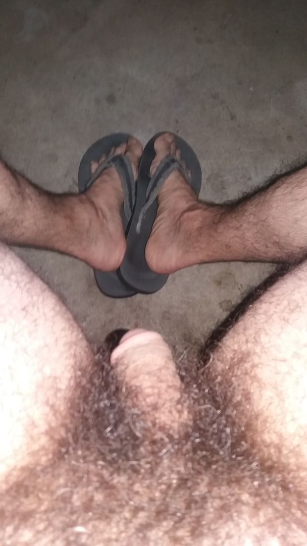 Naked outdoors on my porch this morning