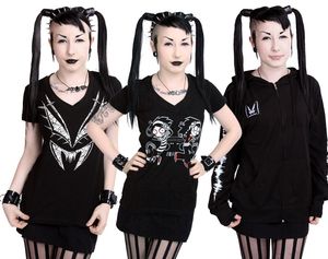 Paraquat Suicide Goth model babe models t-shirts as another surrogate back-up flipside model - SGB gothh tteen