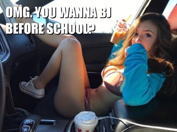 Teen's Morning Blowjob