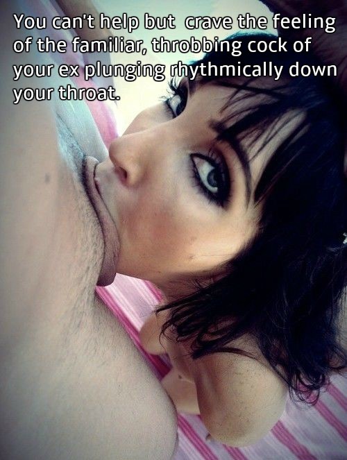 Captioned Deepthroat Sluts
