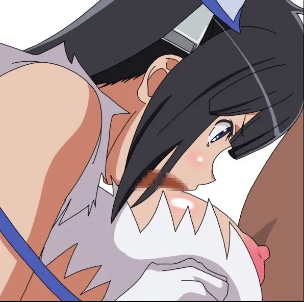 Hestia Paizuri Blowjob by いわお on Pixiv