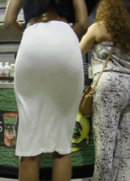 sexy lady in tight skirt