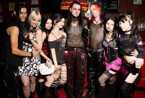 Paraquat Suicide with all her super goth female model severance of friends as bunch of goths sluts - SGB gothh cooll
