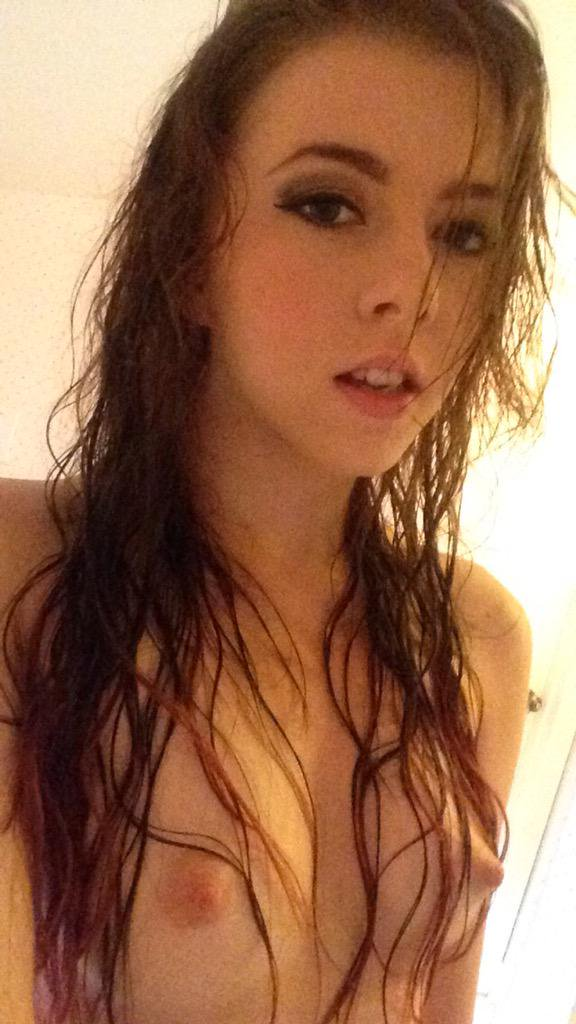 after shower selfie