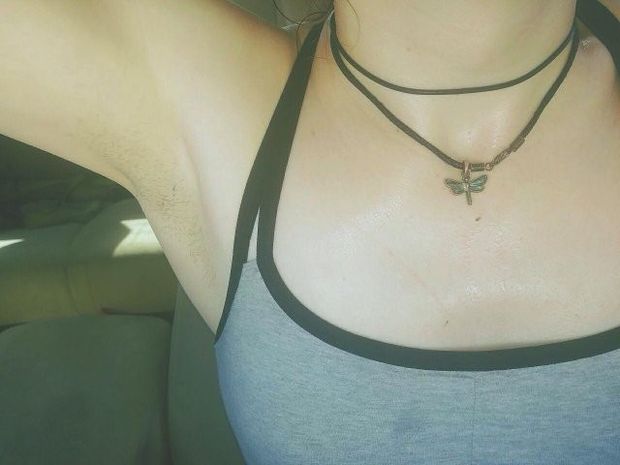 Perfect sweaty pit