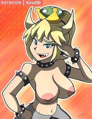 Bowsette being a tease