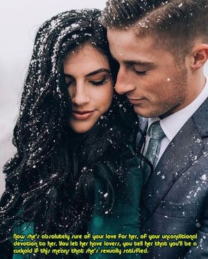 Wife/GF Captions (Liberty) Your devotion to her