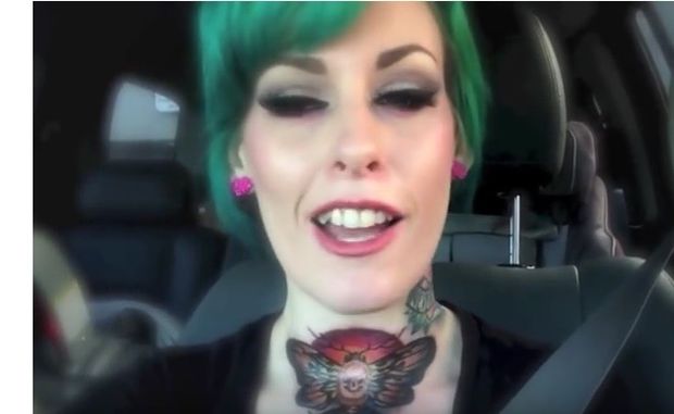 Goth Slut hot face